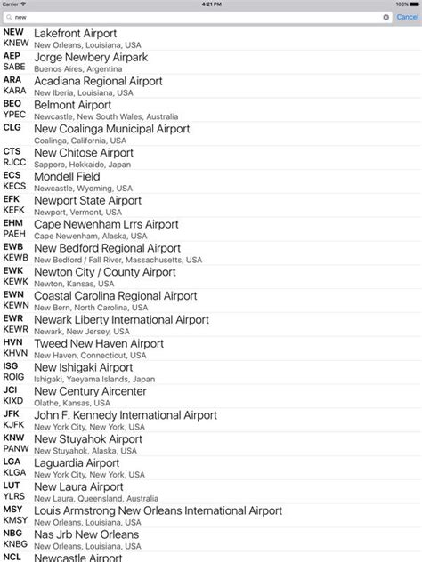 App Shopper: Airport Codes (Travel)