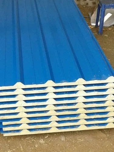 0.45 mm,0.5 mm Galvanized Iron Sandwich Roofing Panels, for Residential & Commercial, Insulation ...