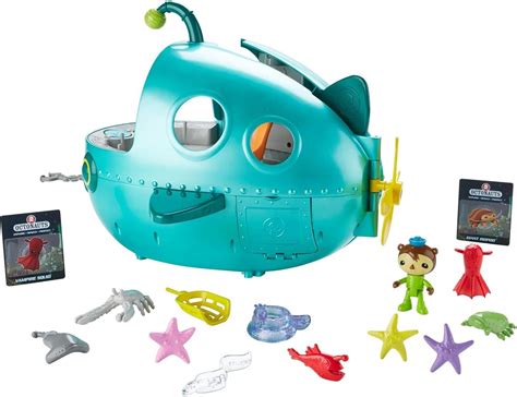 Amazon.com: Fisher-Price Octonauts Gup-A Deluxe Playset,Sea Green,12 ...