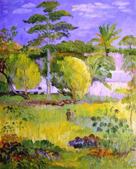 Landscape Painting by Paul Gauguin Reproduction | iPaintings.com