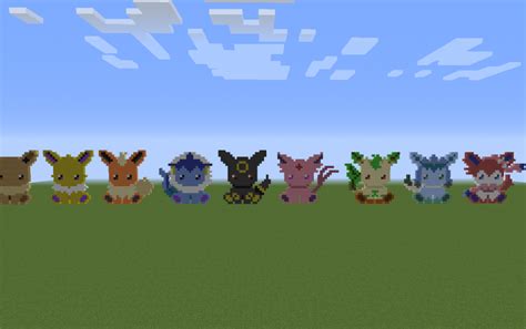 Eeveelutions Pixel Art, creation #8304