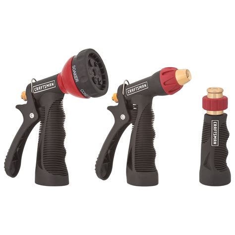 Craftsman 54030 3-Piece Water Hose Metal Nozzle Set