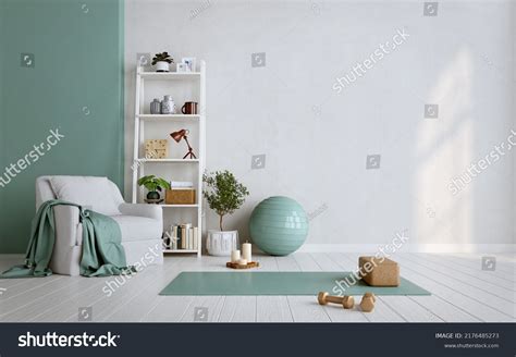 Training Home Yoga Mat Yoga Ball Stock Illustration 2176485273 | Shutterstock