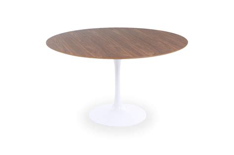 Replica Eero Saarinen Round Tulip Dining Table – Walnut [ZUCA]