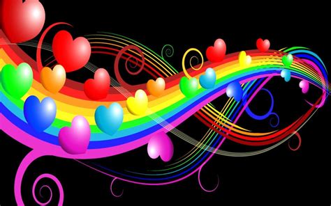 Rainbow Heart Wallpapers - Wallpaper Cave