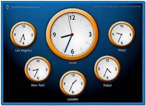 World clock screensaver windows xp - Download free