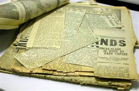 Preserving Newspaper Clippings | National Archives