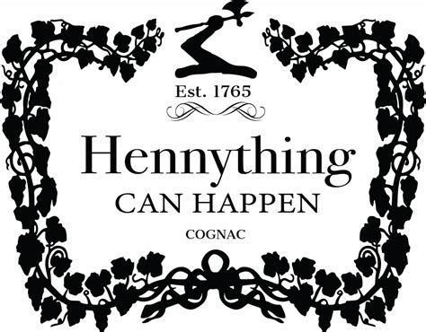 Printable Logo Hennessy Label