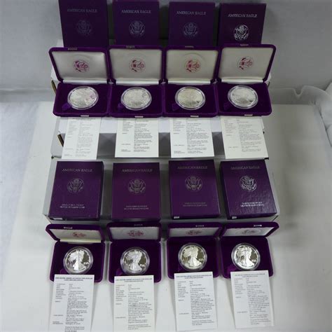 1986-2021 Proof American Silver Eagles Complete Set (35 Coins ...