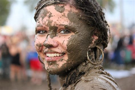 MichaelPocketList: ITAP of some people mud-wrestling at a concert