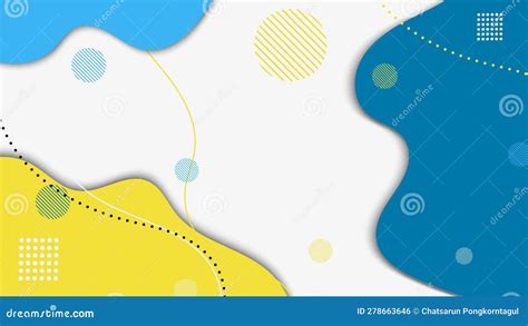 Abstract Hand Drawn Organic Shape Pattern with Circles Elements on White Background Stock Vector ...