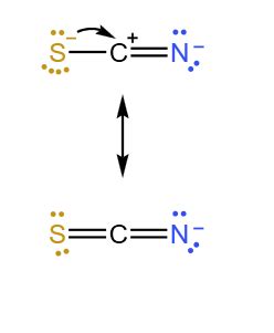 Thiocyanate Ion Lewis Structure