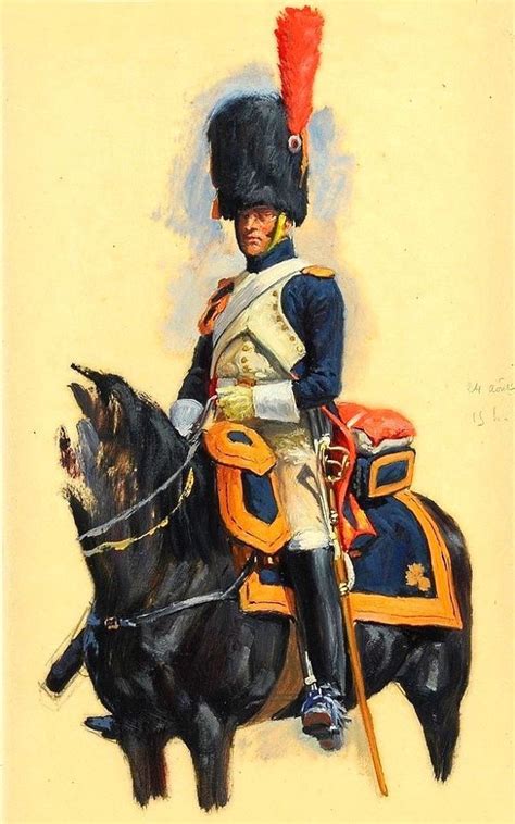 French horse Grenadier of the guard, The Napoleonic wars | Military ...