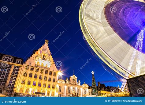 Spectacular Christmas Lights in Amazing Bruges Belgium Editorial Image ...