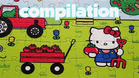 HELLO KITTY Puzzle Games Jigsaw Rompecabezas De Puzzles Kids Learning Toys Episodes Compilation ...