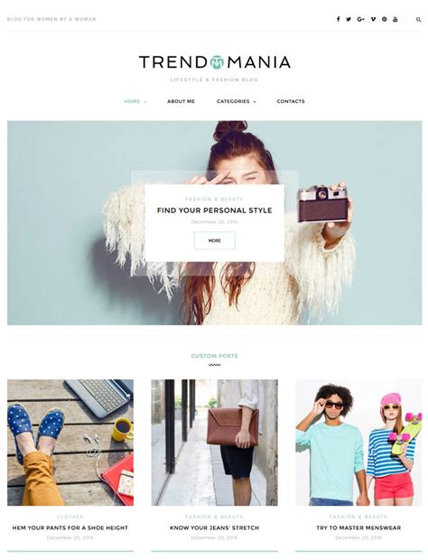 30+ Best Fashion Blog WordPress Themes for Personal Style, Fashion ...