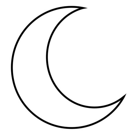 Moon Outline, Tattoo Outline, Outline Drawings, Tattoo Drawings, Art ...