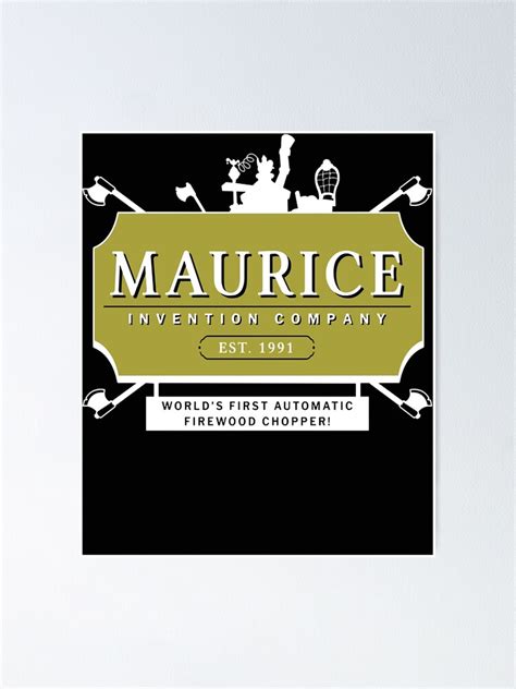 "Maurice Invention Company Classic T-Shirt.png" Poster for Sale by Jillend | Redbubble