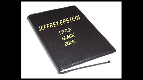 EPSTEIN'S LITTLE BLACK BOOK - YouTube