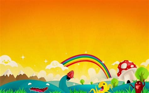 rainbow theme background images | Kids wallpaper, Rainbow wallpaper ...