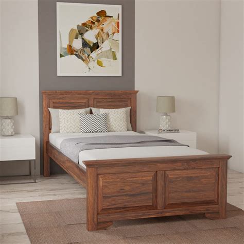 Arin Wooden Single Bed - Decornation