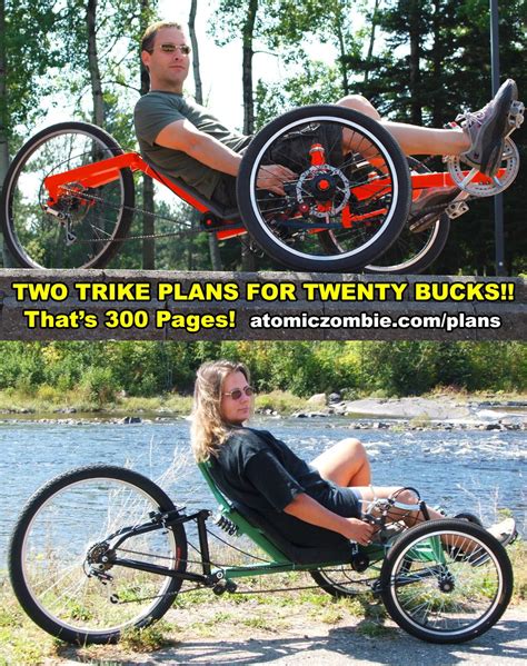 40 DIY Plans Available! | Trike bicycle, Recumbent bicycle, Cool bicycles