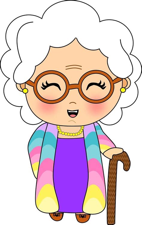 Dibujos de abuelitas para manualidades