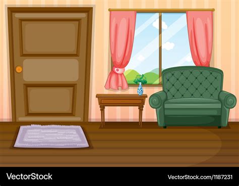 Furnitures inside the house Royalty Free Vector Image