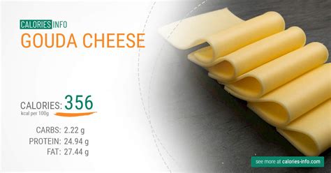 Gouda Cheese Calories and Nutrition (100g)