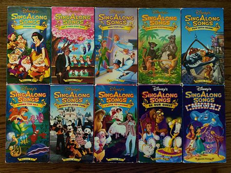 My Disney's Sing-Along Songs VHS Collection by richardchibbard on DeviantArt