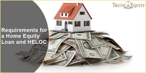 Requirements for a Home Equity Loan and HELOC