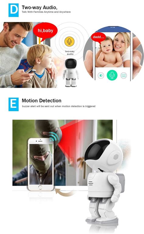 Robot Camera Baby Monitor WIFI Security Camera – Ding Tech