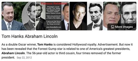 Tom Hanks, a relative of Abraham Lincoln, and a Melungeon - Gematria Effect News