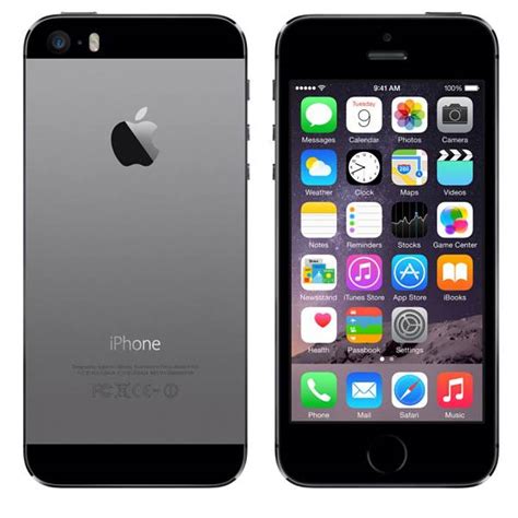 Apple iPhone 5s 16GB unlocked - Black - Refurbished As New Condition ...