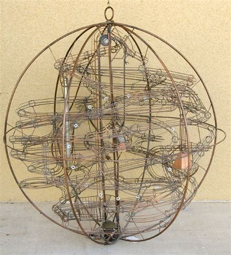 Globe Kinetic Motion Machine Stan Bennett Sculpture - Oct 20, 2007 | Burley Auction Group in TX ...