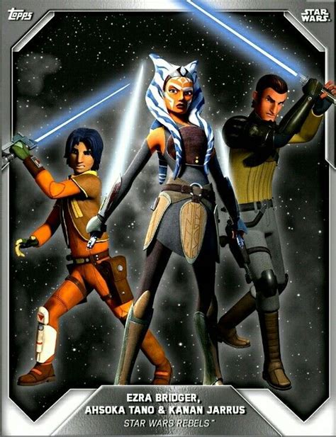 Ezra Bridger, Ahsoka Tano and Kanan Jarrus | Star wars canon, Star wars ...