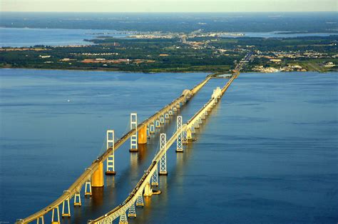 Chesapeake Bay Bridge Landmark in Annapolis (Western Shore ...