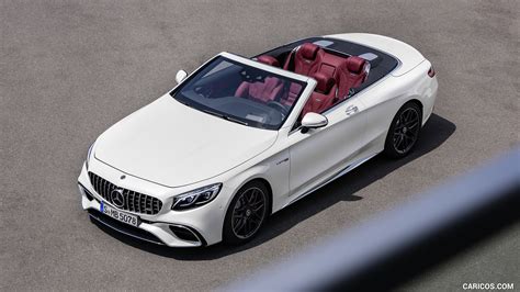 2018 Mercedes-AMG S63 Cabriolet 4MATIC+ (Color: Designo Diamond White) - Top | Caricos