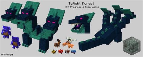 Hydra, Cobold, Dungeon Slime, All Mobs (Minecraft Jiava / Twilight Forest Mod) | Minecraft ...