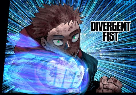 I colored Itadori's Divergent fist : JuJutsuKaisen