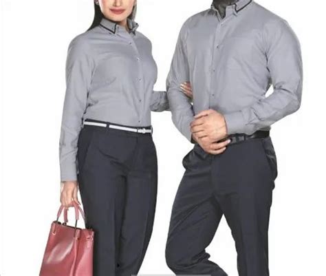 Formal Poly Cotton Office Staff Uniform, Size: Large at Rs 700/piece in ...