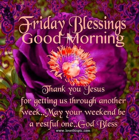 Friday Blessings, Good Morning Pictures, Photos, and Images for ...