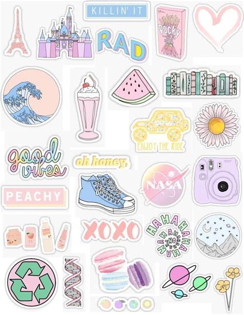 Pastel Stickers, aesthetic stickers HD phone wallpaper | Pxfuel