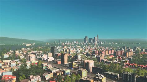 WIP The skyline of my current city, Victoria Lakes, in the distance ...