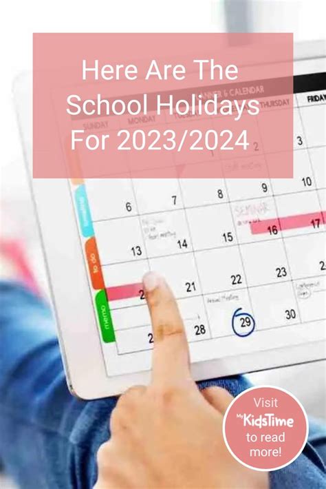 Here Are the School Holidays 2023-2024