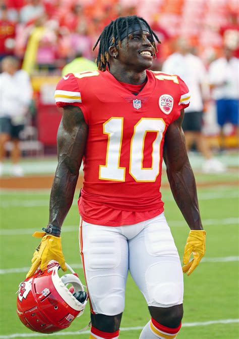 NFL will not punish Chiefs receiver Tyreek Hill over child abuse allegations after investigation ...