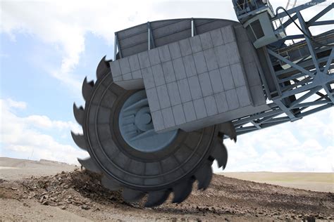 Bagger 293 Bucket Wheel Excavator Rigged 3D Model $259 - .max - Free3D