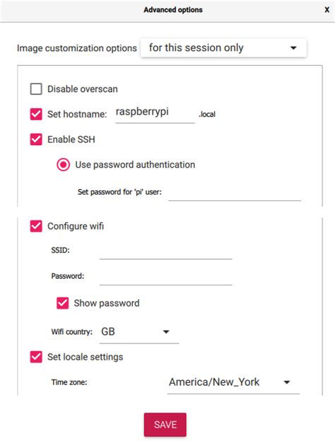 Advanced Options of Raspberry Pi Imager - Easy Programming