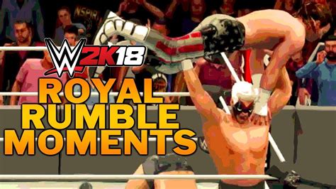 10 Best Royal Rumble Moments in WWE 2K18 - YouTube