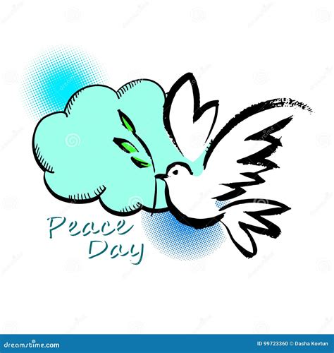 Set of Symbols for the International Day of Peace. Stock Illustration - Illustration of hope ...